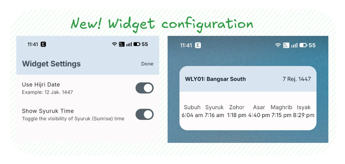 Widget configuration image