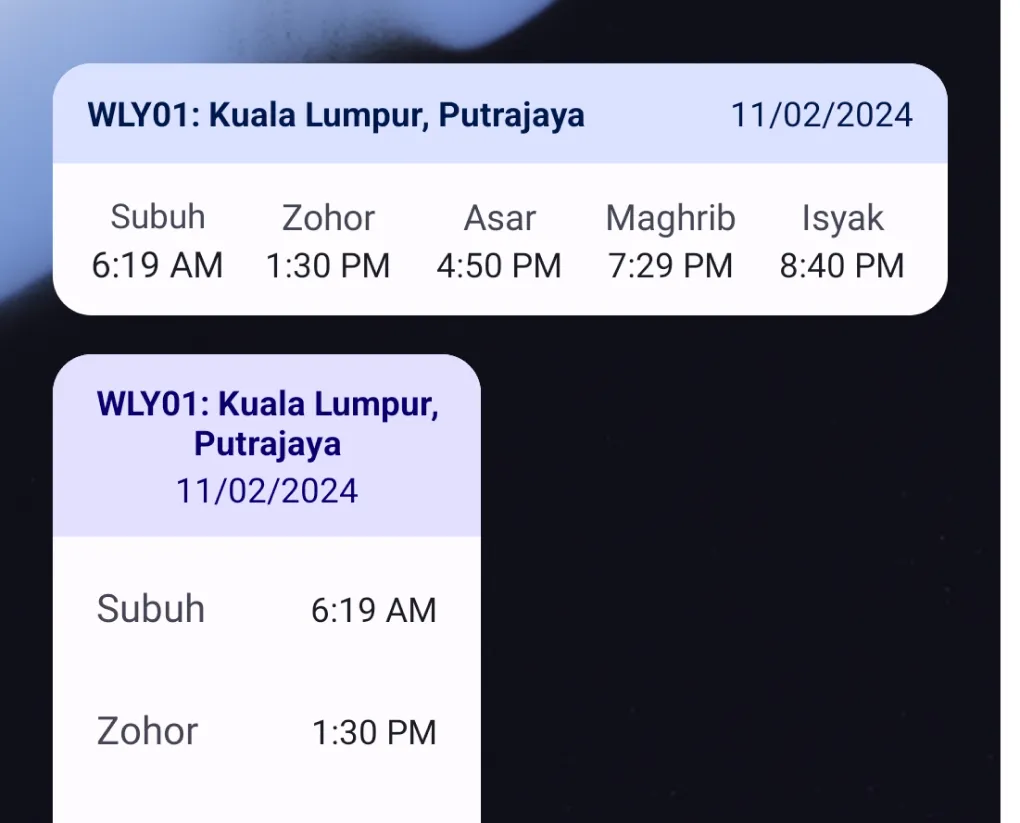 mpt new dynamic widget