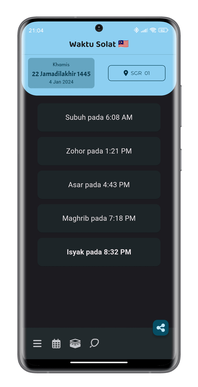 App screenshot