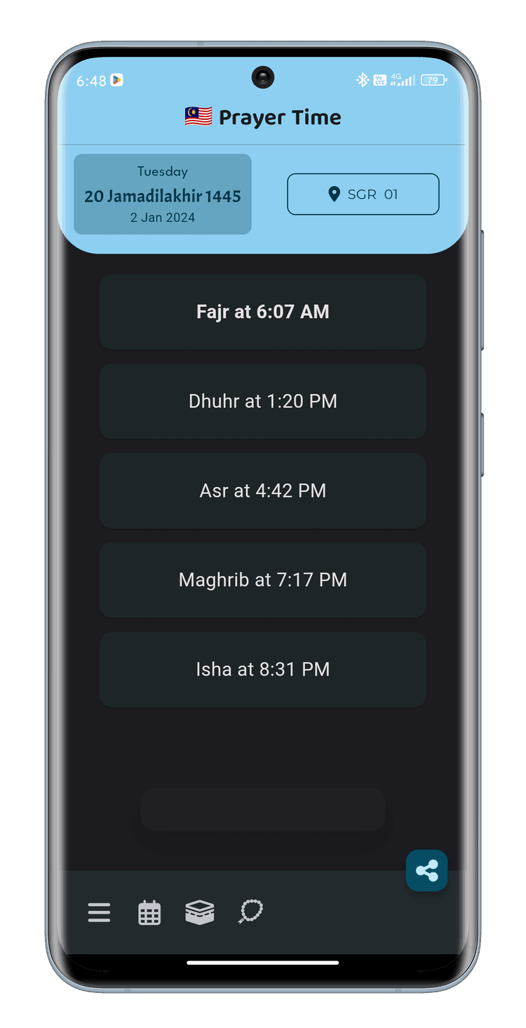 App screenshot