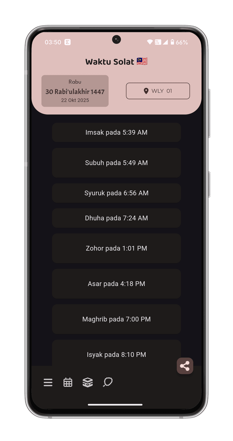 App screenshot
